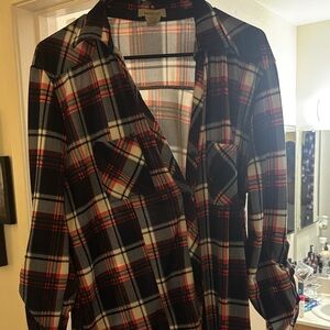 Passport Black and Red Plaid Shirt